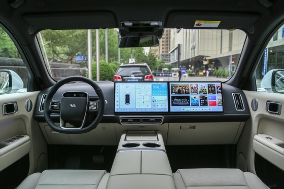 Voiture hybride L8 2023 SUV de luxe électrique moyen et grand avec batterie au lithium ternaire