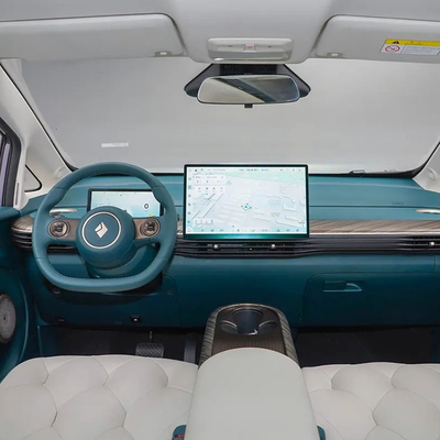Voiture électrique 665kg Baojun Cloud 2023 2024 0 Km Véhicule à grande vitesse Pure Mini Ev Vert Rose