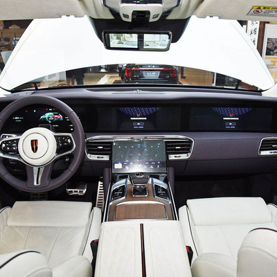 690km de portée Hongqi E-Hs9 2022 Qiyue 7 sièges Auto Vitesse maximale 200km/h Véhicule énergétique