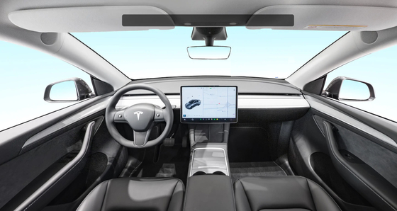2022 Facelift 4WD Tesla 5 sièges Véhicule électrique pour voiture de taille moyenne Carburant 1000kg-2000kg