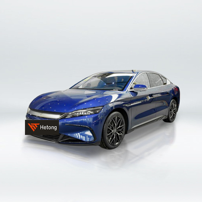 610km Véhicules énergétiques BYD Han EV Verte berline électrique 4 portes à vitesse maximale de 185 km/h