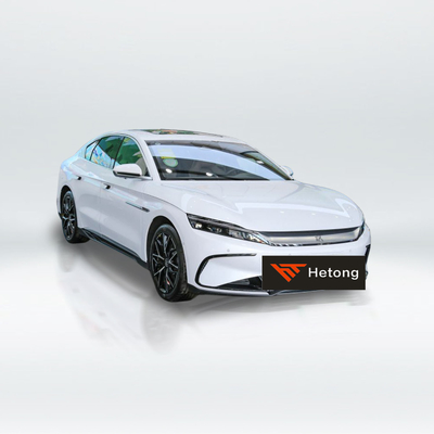 610km Véhicules énergétiques BYD Han EV Verte berline électrique 4 portes à vitesse maximale de 185 km/h