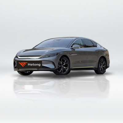 610km Véhicules énergétiques BYD Han EV Verte berline électrique 4 portes à vitesse maximale de 185 km/h